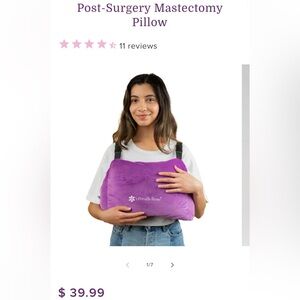 Purple Mastectomy Pillow by